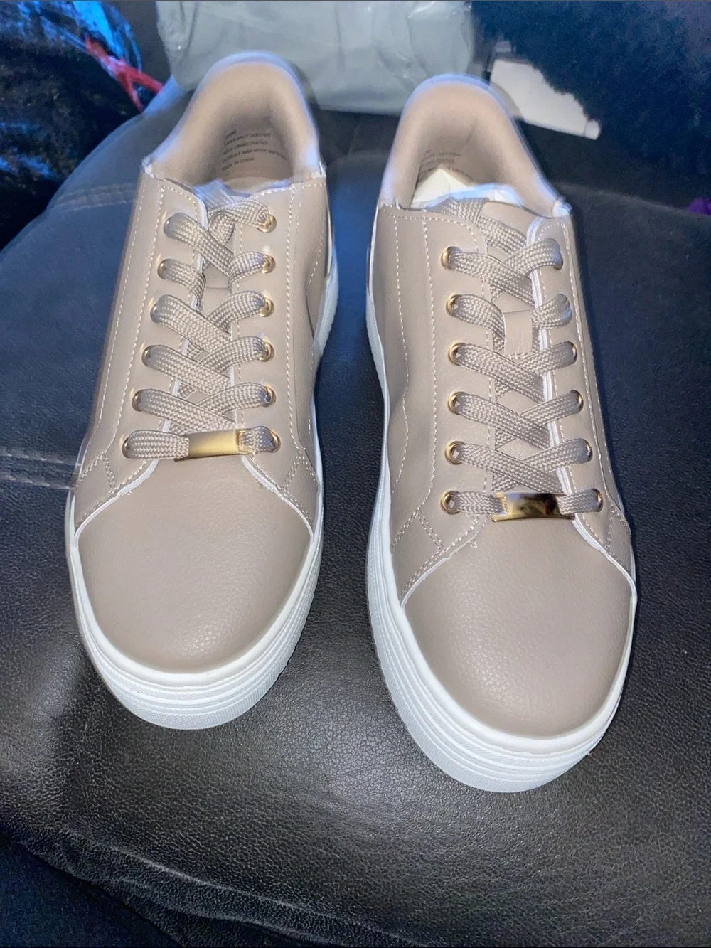 Joy Mangano Sneakers - NIB - TAUPE - Size 11M